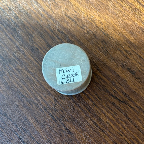 Miniature Pottery Blue glazed Doll house decor - Picture 4 of 7